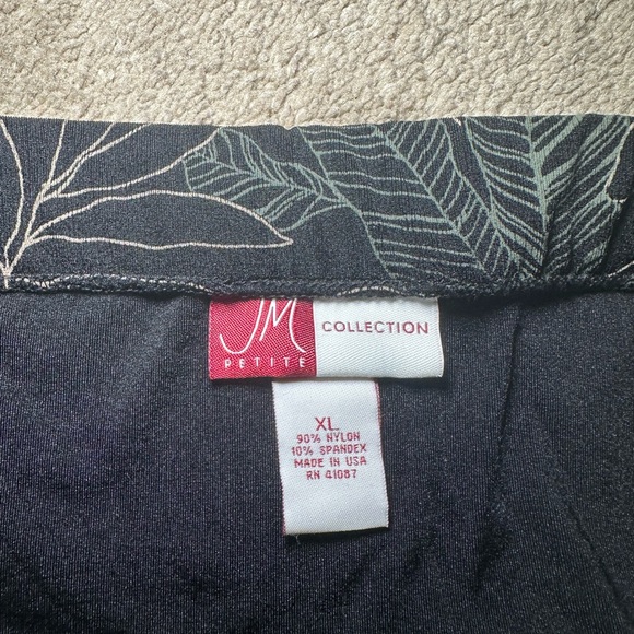 JM Collection Black Floral Maxi Skirt - Picture 5 of 6